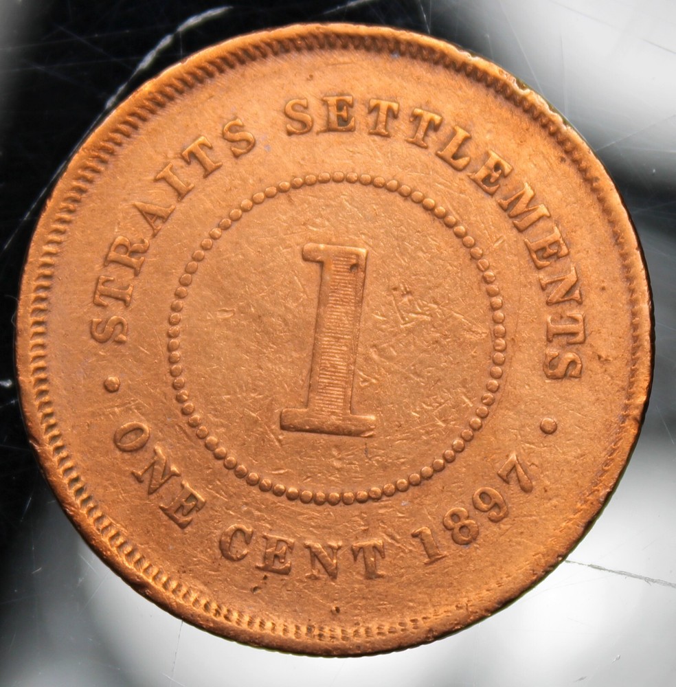 Straits Settlements, 1897 Queen Victoria 1 Cent !!
