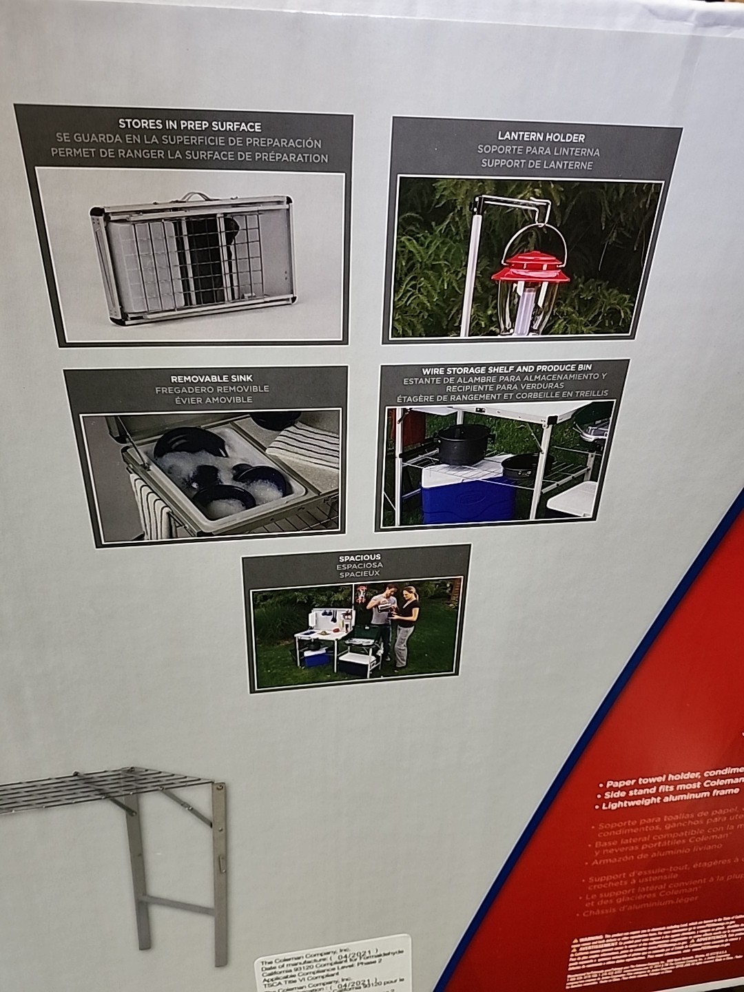 Coleman Pack-Away Folding Camp Kitchen One Color, One Size