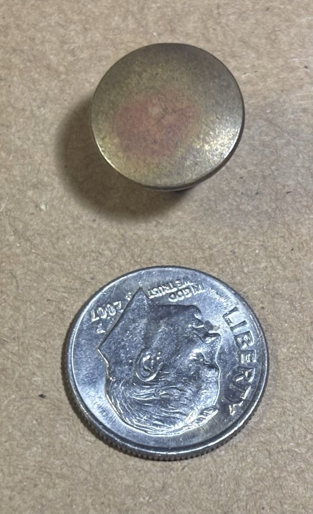 Tiny - Dime Size - Cubby Drawer Pull Knob - For Secretary & Desk Interior Drawer