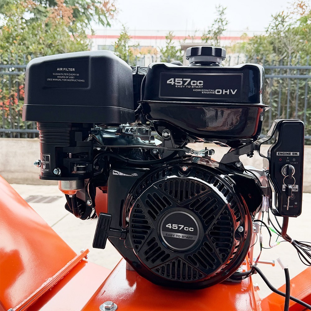 6'' 18hp Wood Chipper 450cc Gas Powered E-start 4-Wheel 12V/9A - FREE SHIPPING