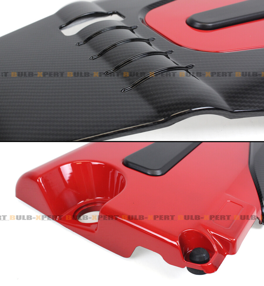 FOR 18-2022 10TH GEN HONDA ACCORD 1.5T RED BLACK TYPE-R STYLE ENGINE VALVE COVER
