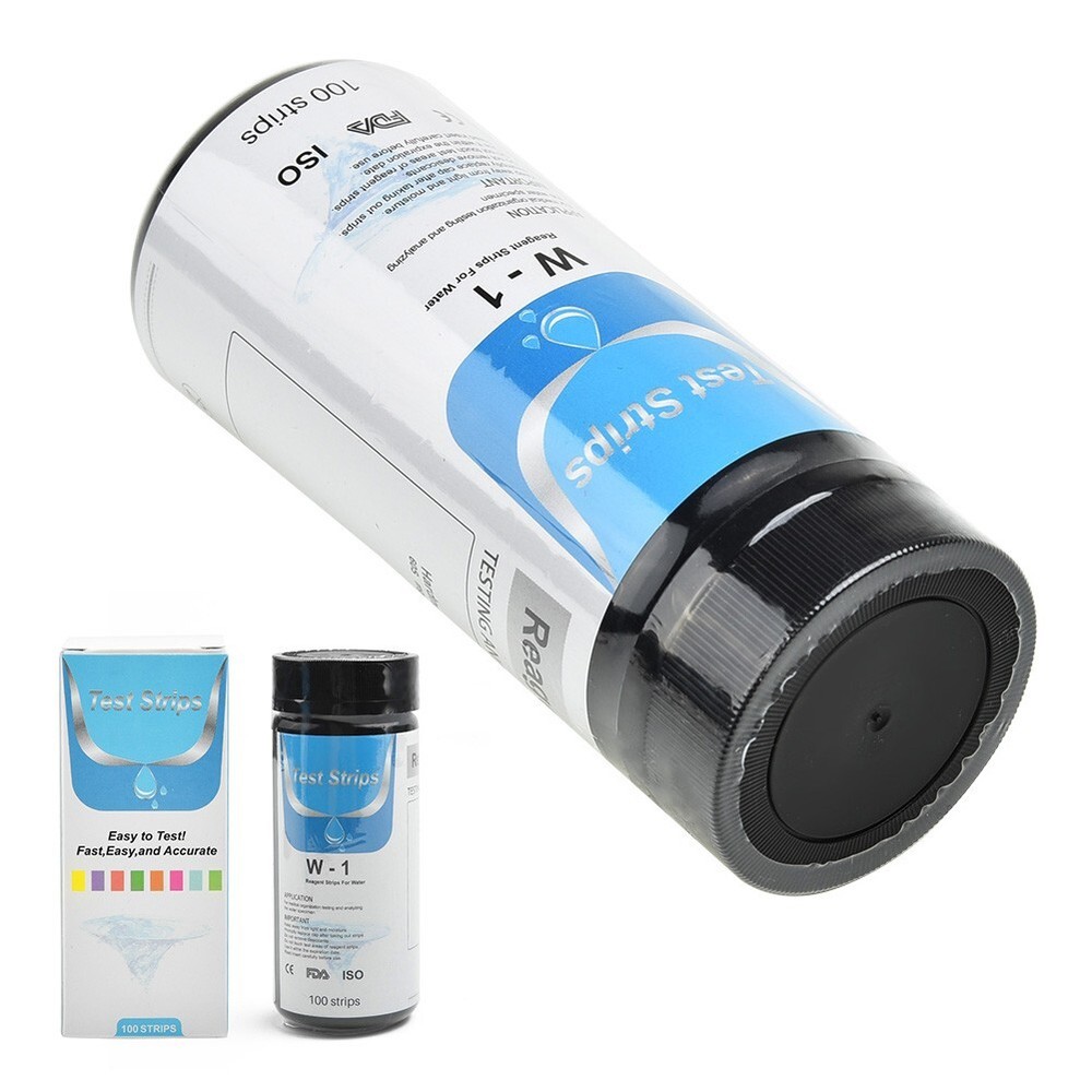 100PCS Water Total Hardness Test Strips Quick And Easy Testing Kit 0-425 PPM New