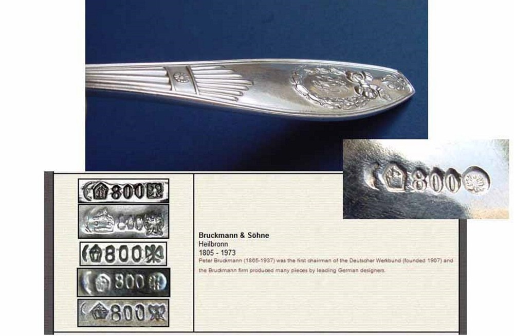 Empire Spoon Bruckmann 800 Silver A161