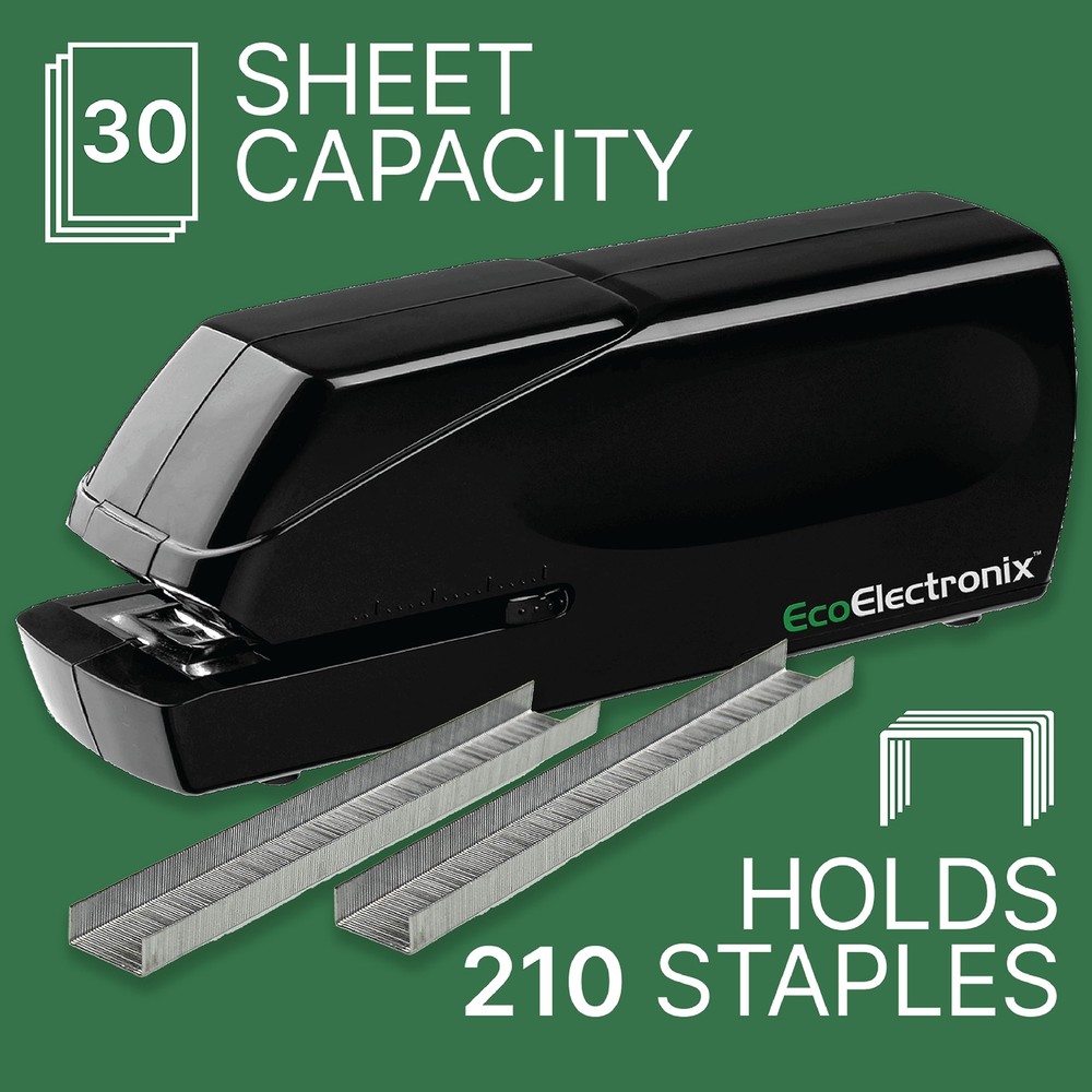 Portable Automatic Electric Stapler - 30 Sheet Capacity Quiet Operation Jam-F...