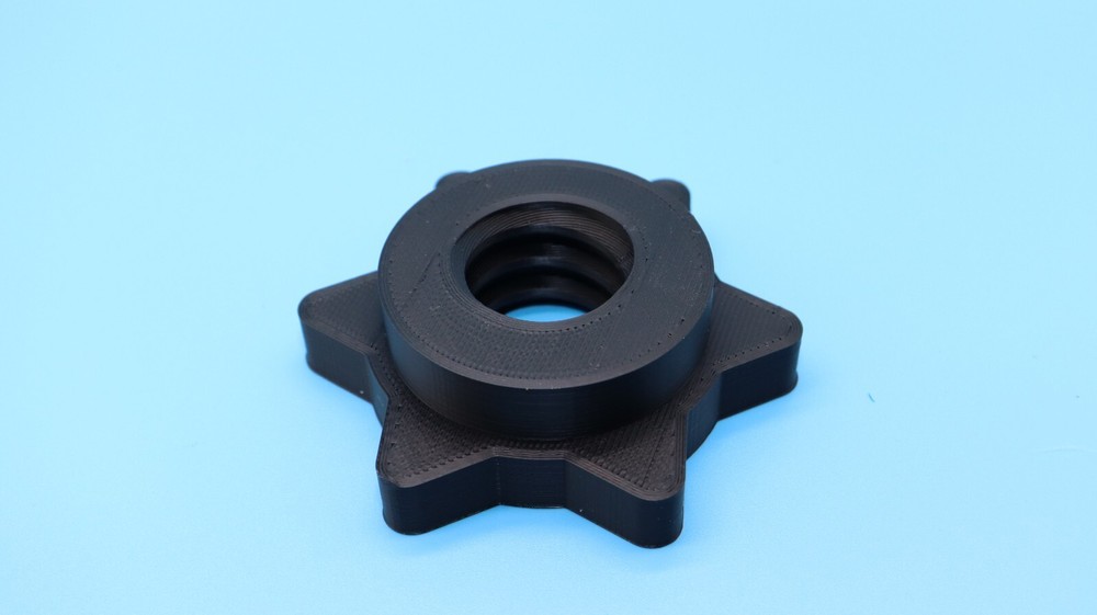 2pk 1" Weight Spinlock Collars Check Nut Spin Lock Screw Dumbbell Barbell