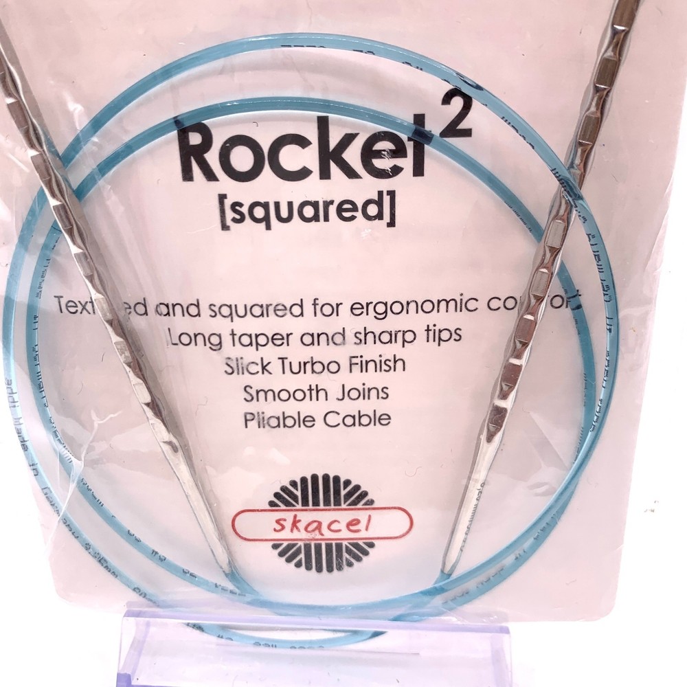 Addi ROCKET 2 [SQUARED] 32" fixed squared knitting needles- CHOOSE YOUR SIZE