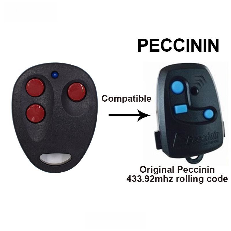 For PECCININ Garage Door Remote Control 433.92MHz Remote Rolling Code