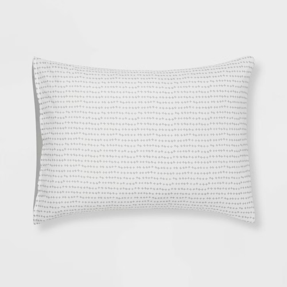 7pc Full Solid Microfiber Comforter & Sheets Set Gray - Room Essentials