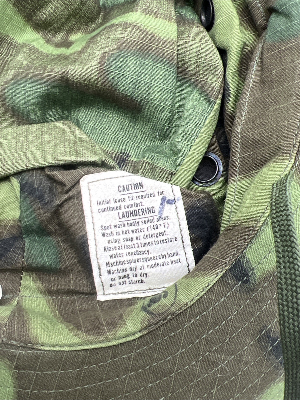 Vietnam War US Erdl Camo Boonie Hat Size 6 7/8 1968 Dated (FF241