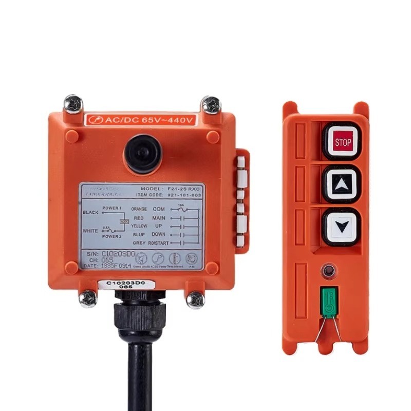 Premium F21-2S Remote Controller for Trailer 2 Keys Single Speed for Workshop