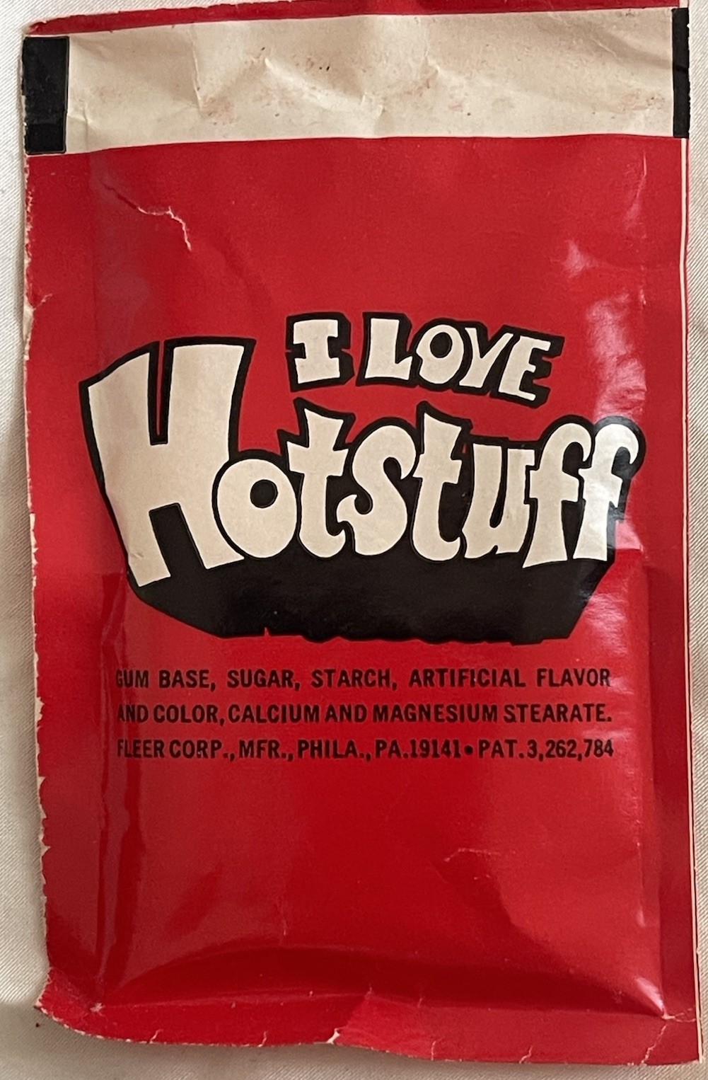 Vintage 1970’s FLEER I LOVE HOT STUFF BUBBLE GUM Unopened New Old Stock