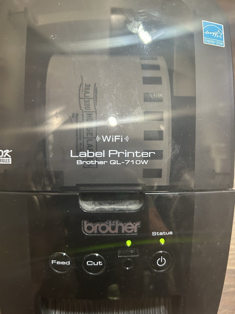 Brother QL-710W Wireless Label Printer with Cables