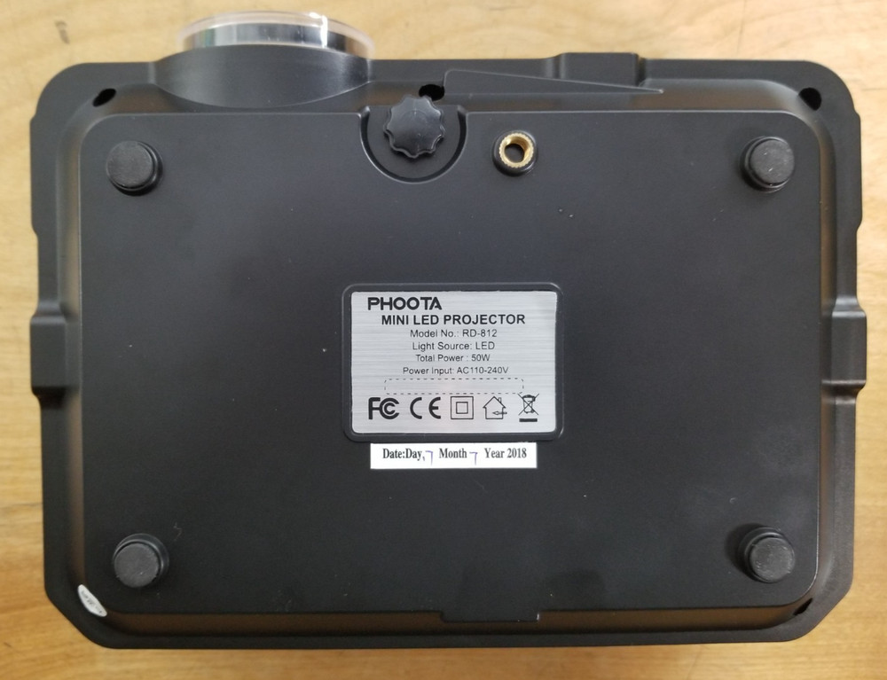 PHOOTA Mini LED Projector Model RD-812