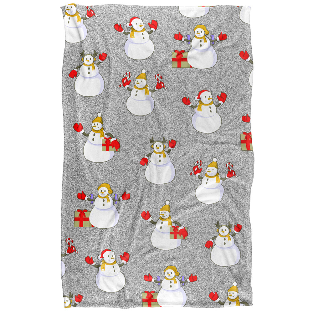 Snowmen Silky Touch Super Soft Throw Blanket
