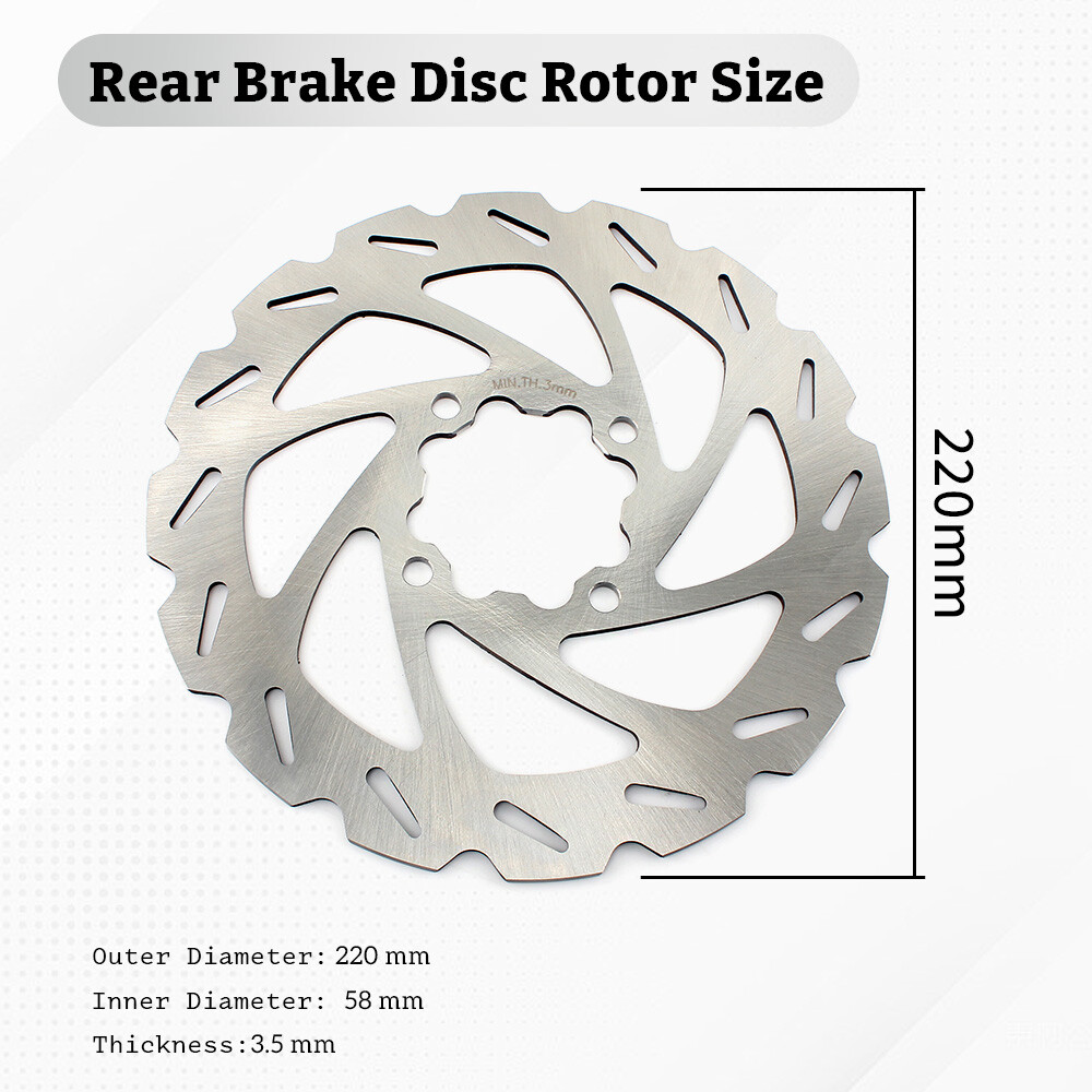 ATV Rear Brake Disc Rotor for YAMAHA Banshee 350 YFZ350 Blaster 200 YFS200 88-07