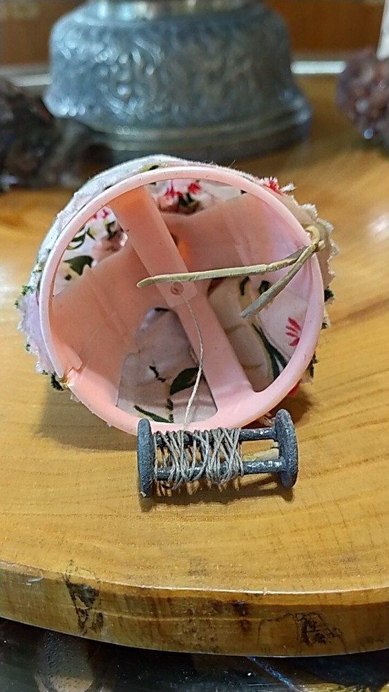 Vintage 1930s plastic dancing doll pull cord toy