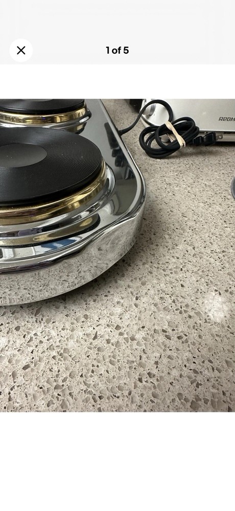 Cookware Command Performance Gold MK-337 Triple Burner Set For Three Pots/Pans.