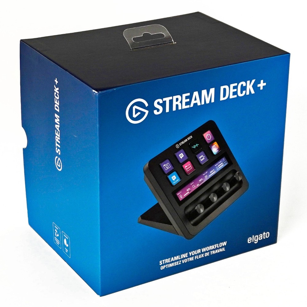 Elgato Stream Deck + Plus (Model 20GBD9901) - Open Box -E