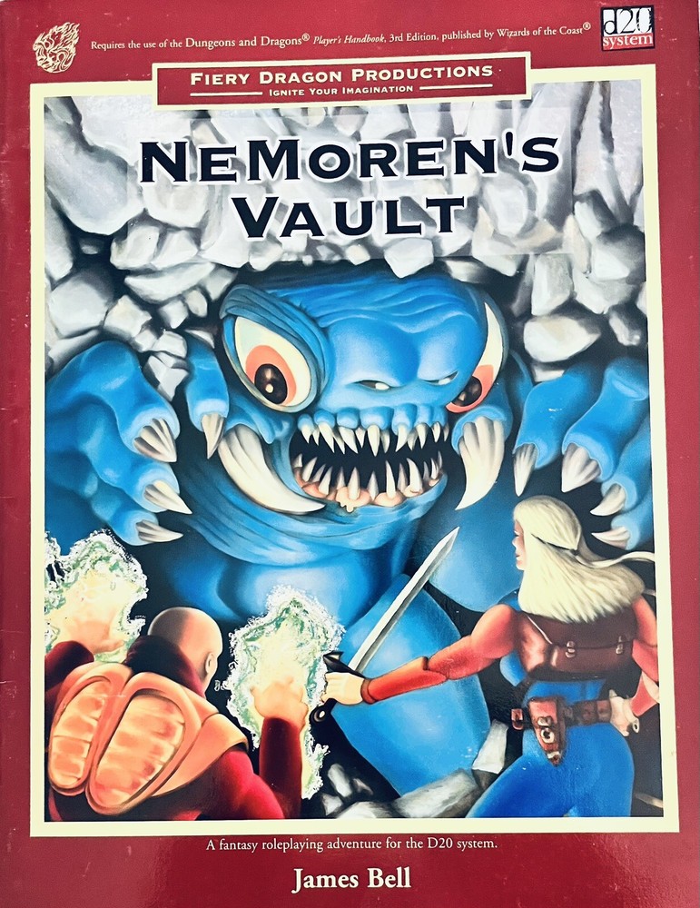 NeMoren's Vault d20 by James Bell Paperback