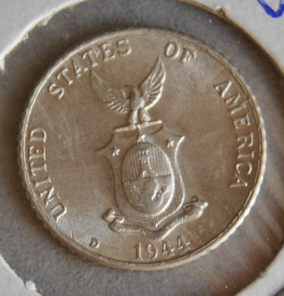 PHILIPPINES . TEN CENTAVOS 1944 . SILVER