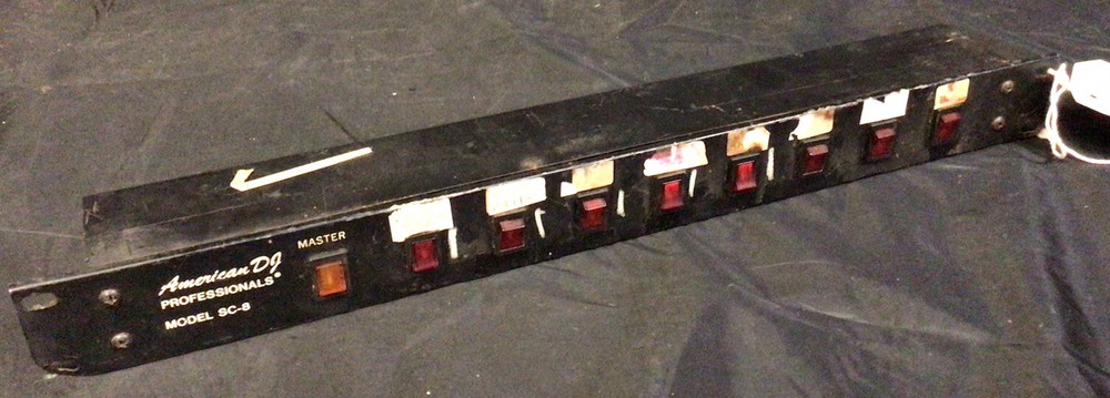 American DJ Professionals SC-8 Switch Controller Serial 29-4