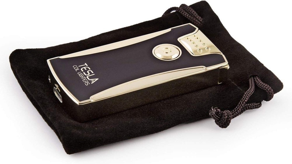 Tesla Coil Lighter USB Rechargeable Windproof Gold
