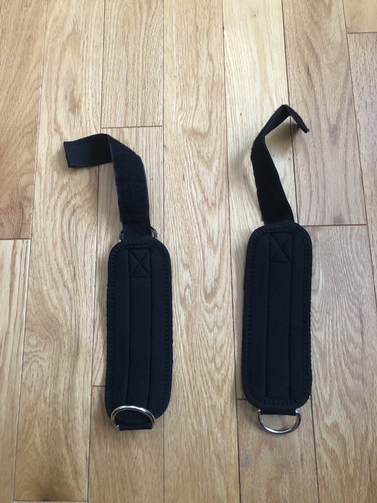 Adjustable Padded Ankle Straps for Cable Machines, Ideal for Glute & Leg Workout