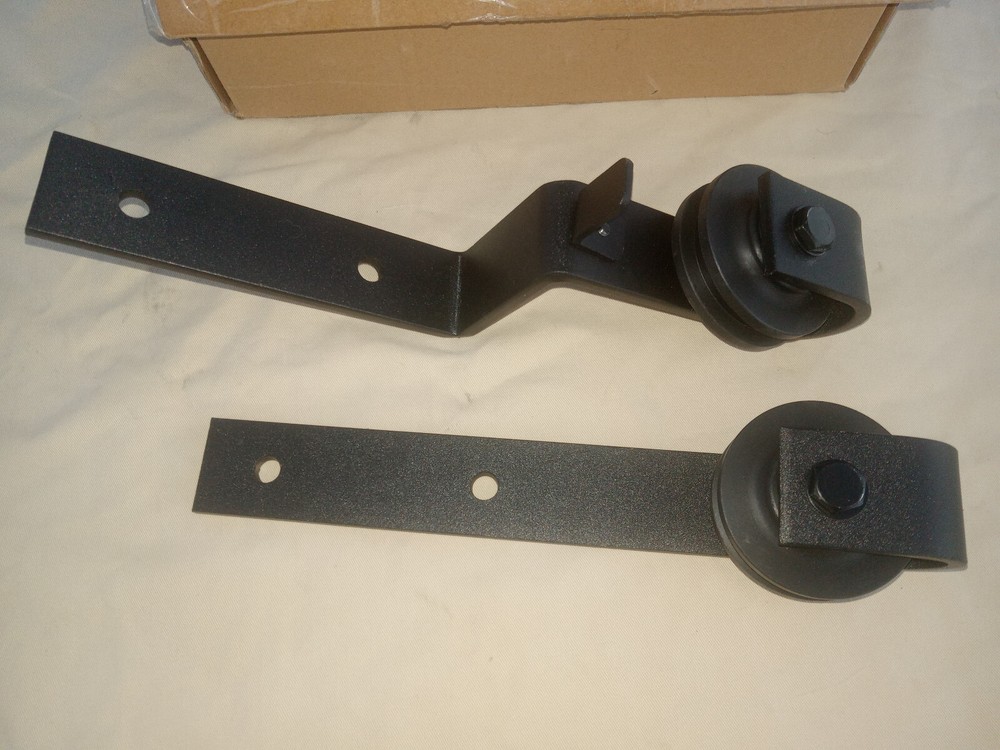 Barn Door Hardware Roller Pair Offset Overlap