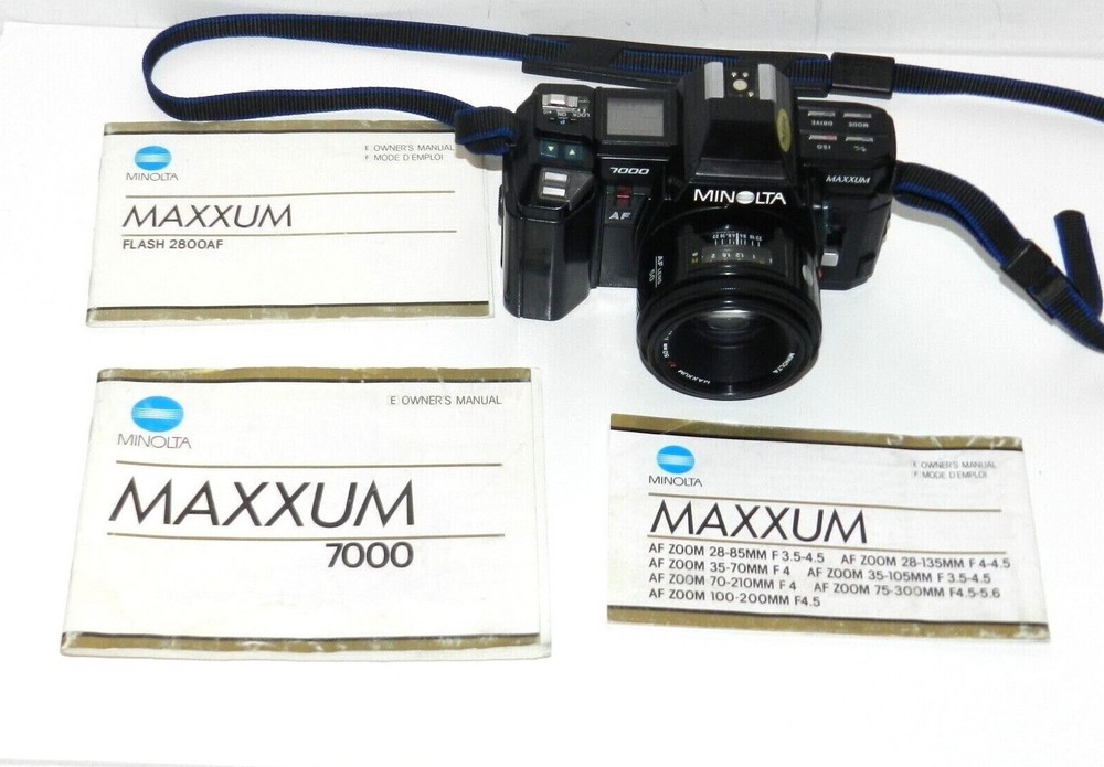 Minolta Maxxum 7000 W/ Manual Untested - As Is