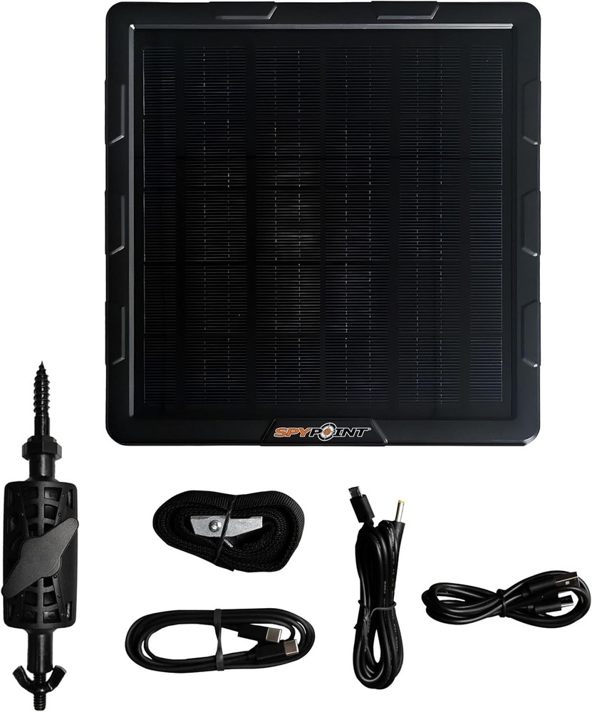SPYPOINT Flex-M Solar Bundle - Cellular Trail Camera with Solar Panel, Best in