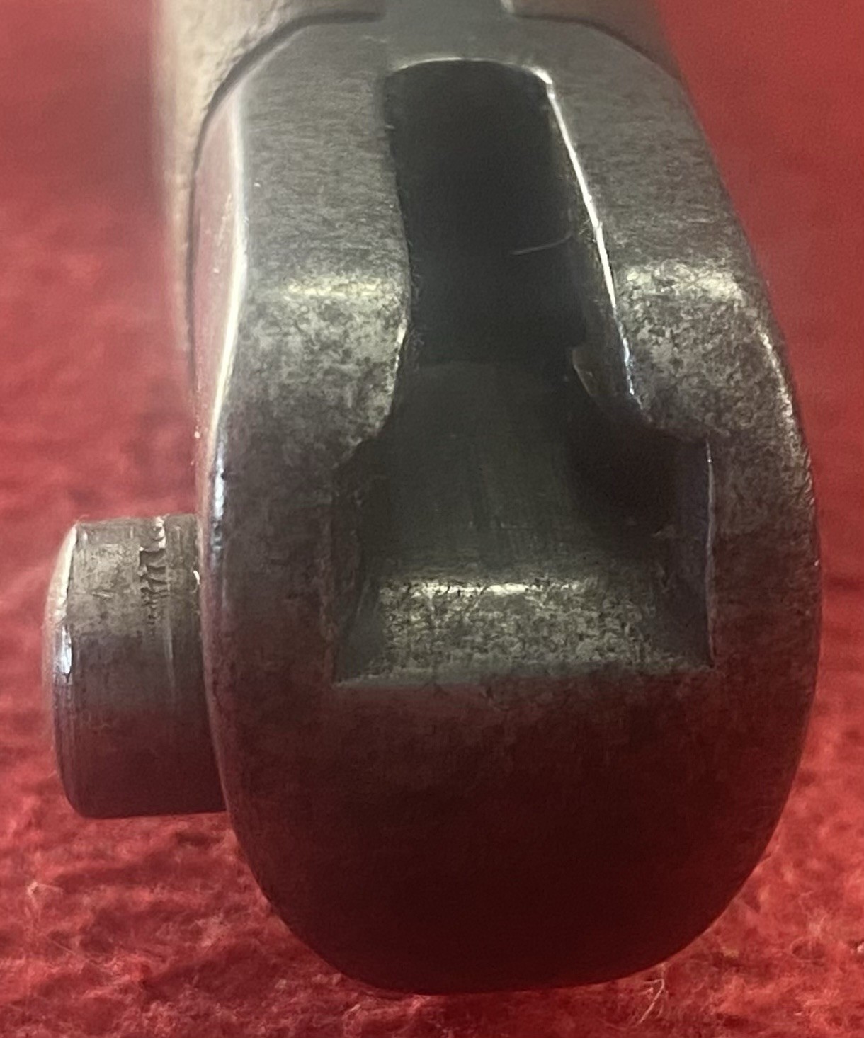 WWI English Pattern 1907 Bayonet & Leather Scabbard By Vickers 2-18