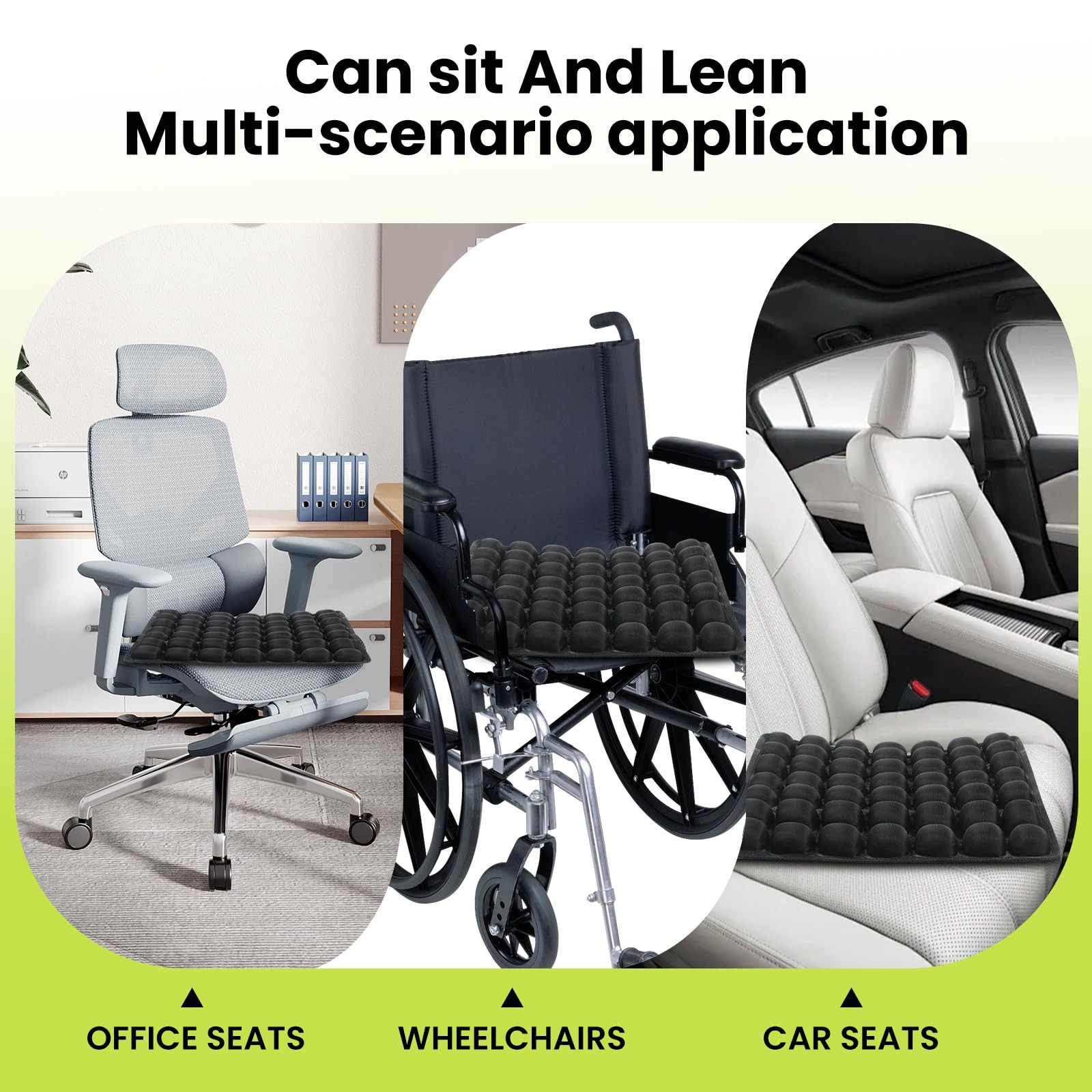 Sondor Travel Cushion – Adjustable Bubble Technology for Customized Comfort, ...