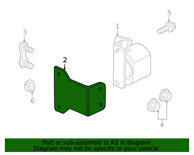 Genuine GM Bracket 15042844