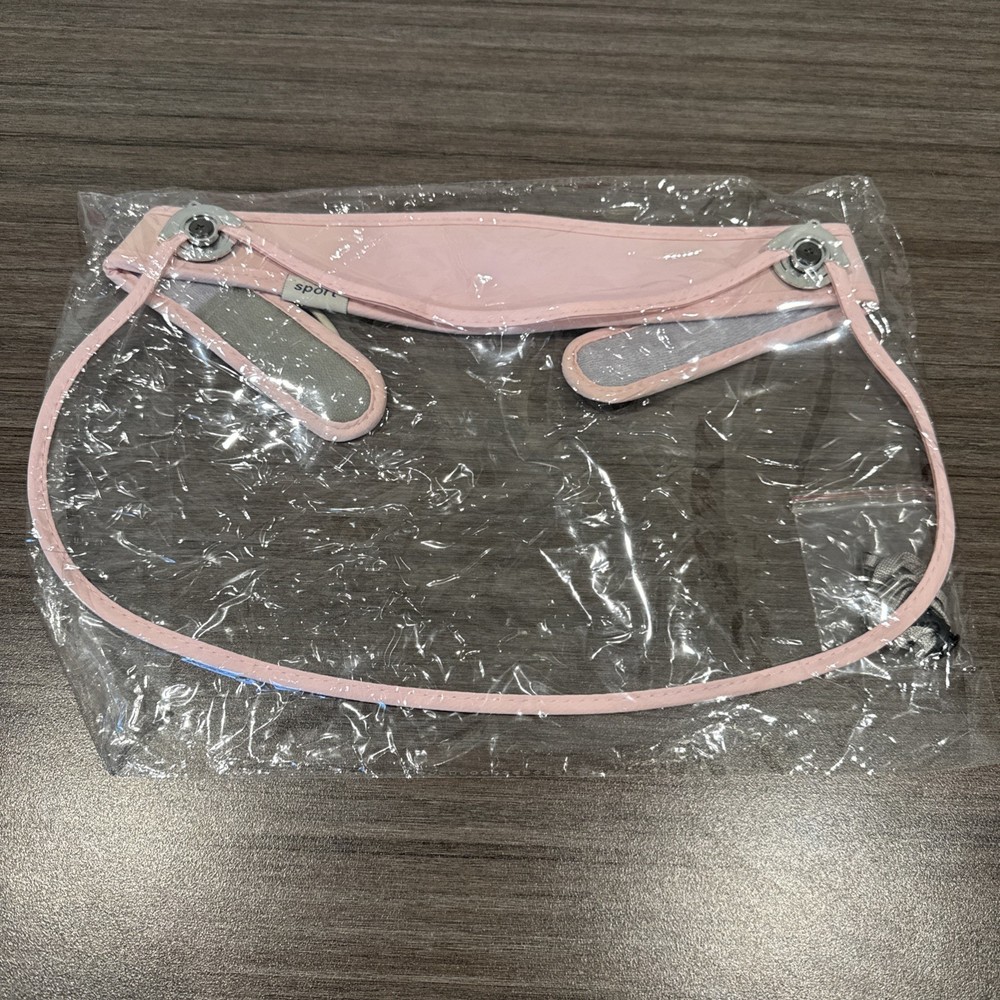 Face Visor / Face Shield Protetive Adjustable Face Shield Clear With Pink Trim