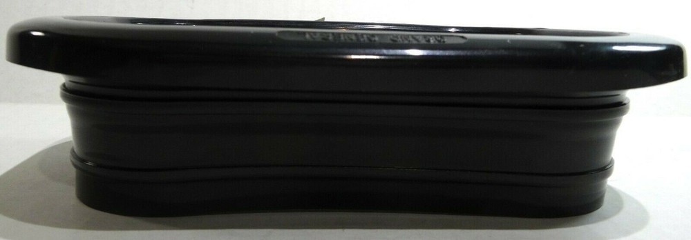 Rectangular Light Grommet Black PVC Open Back GG#80781 Each