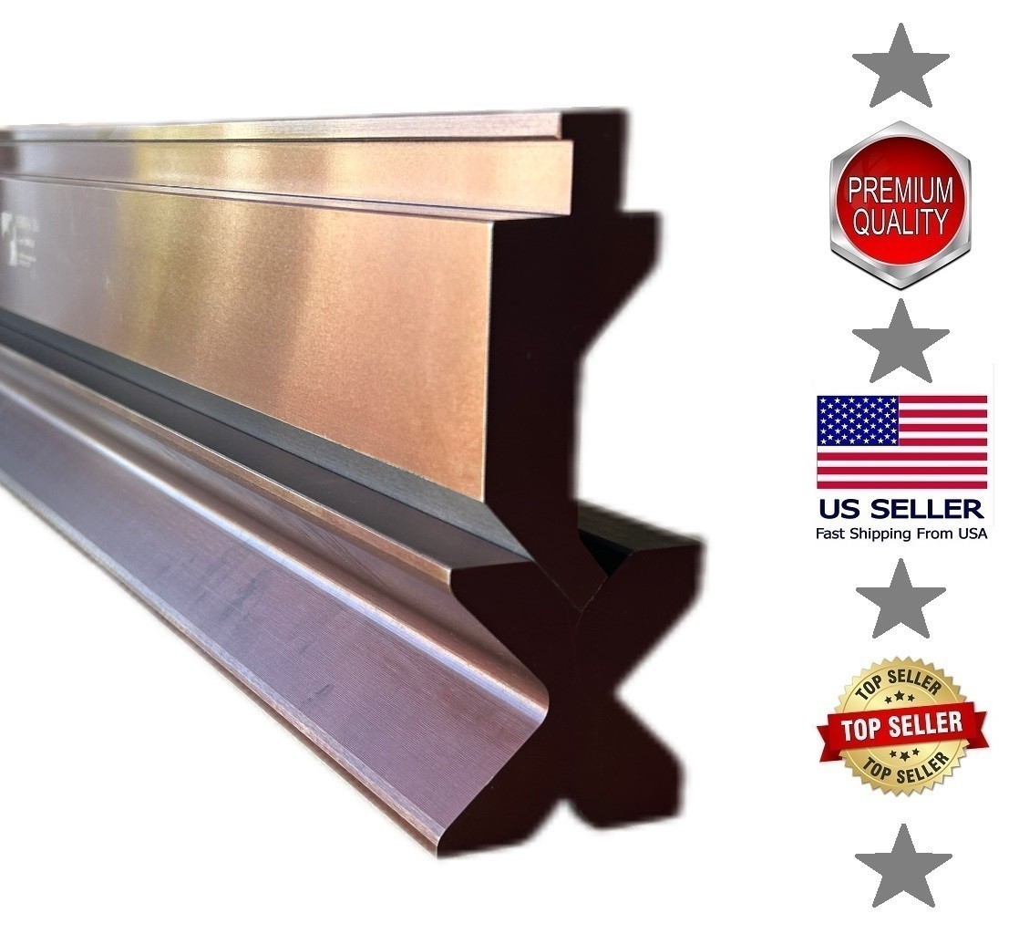 NEW 12” American Type Press Brake Punch (Height: 3.03") & 4-Way Die (2.36"sq)