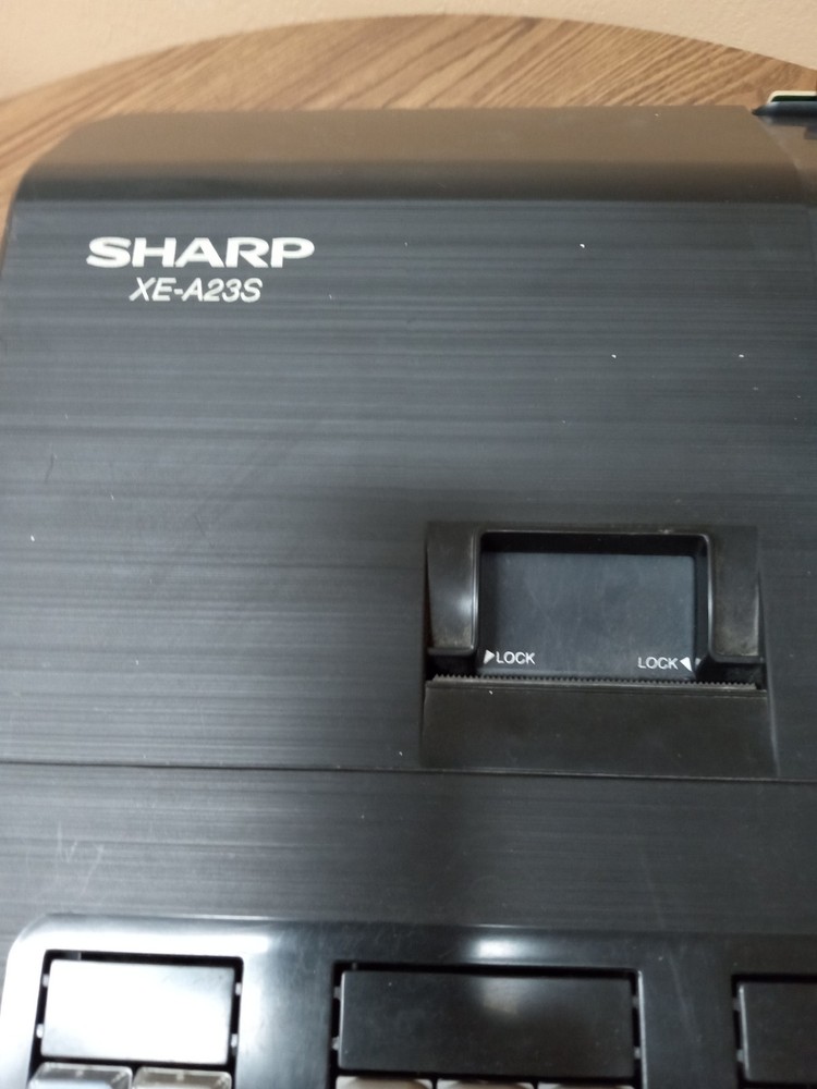 Sharp XE-A23S Electronic Cash Register Thermal Print