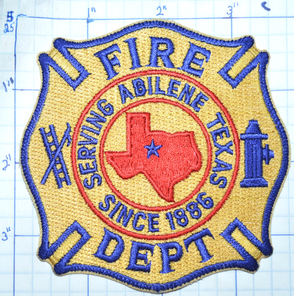 TEXAS, ABILENE FIRE DEPT PATCH