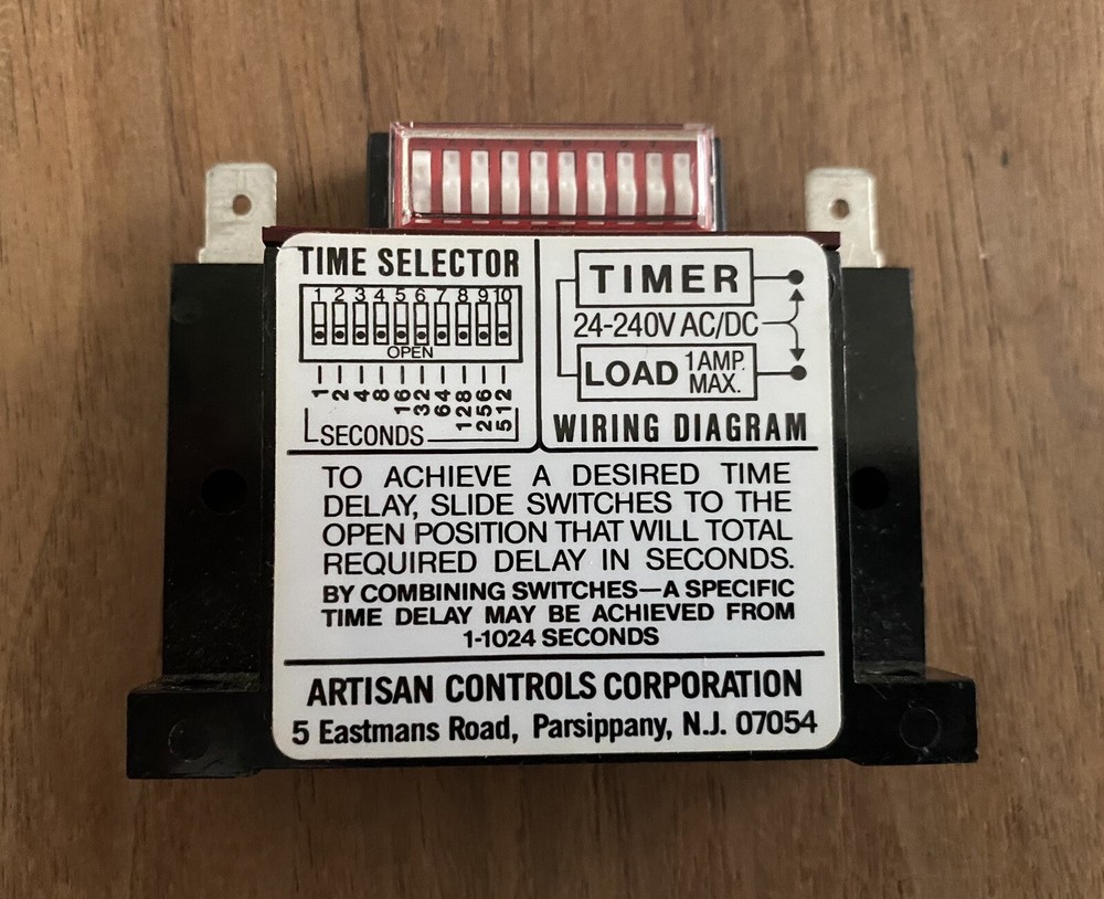 ARTISAN SOLID STATE TIMER, MODEL 438 USA