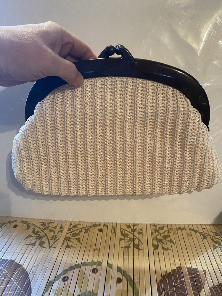 Vintage Woven Clutch