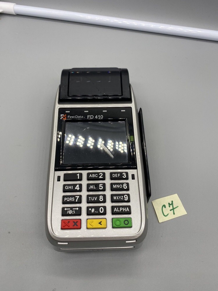 First Data Fd410 DW EMV Wireless Handheld Credit Card Terminals - Not Tested