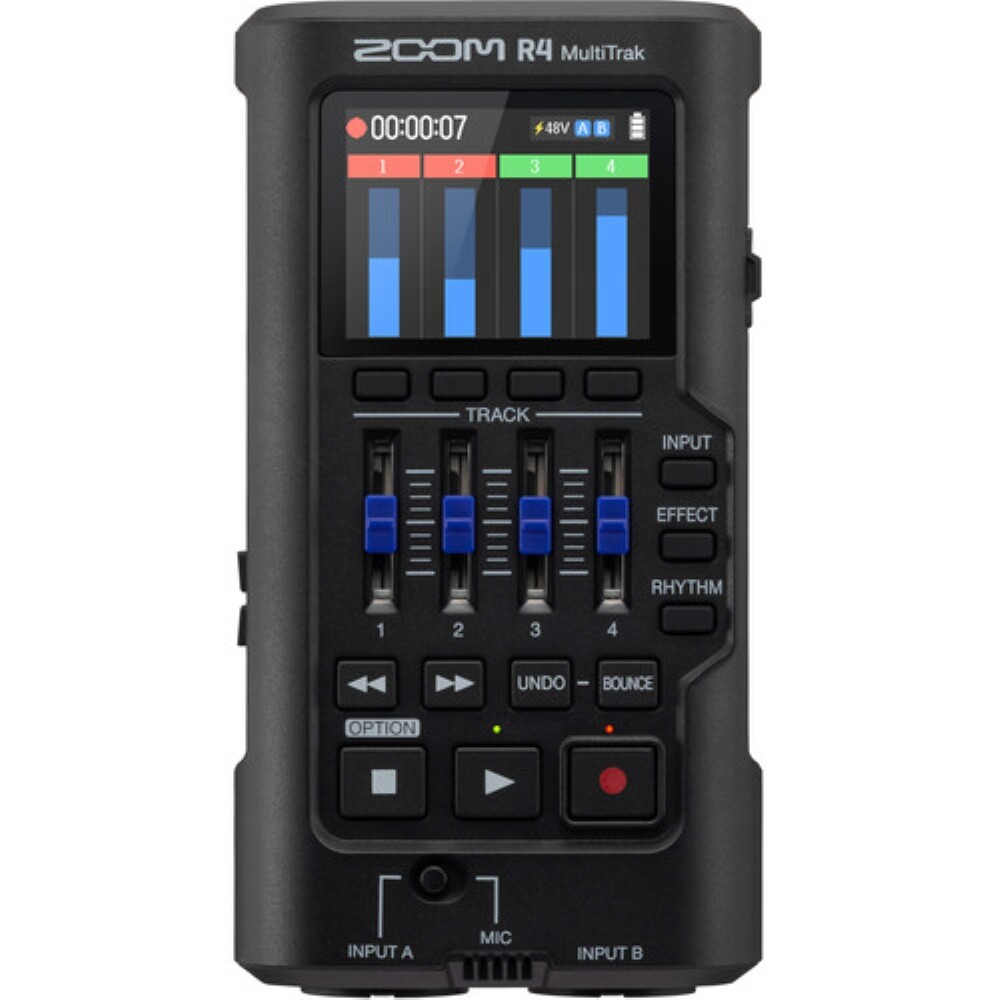 Zoom ZR4 MultiTrak 32-Bit Float Recorder + 32GB Micro-SD + Accessories
