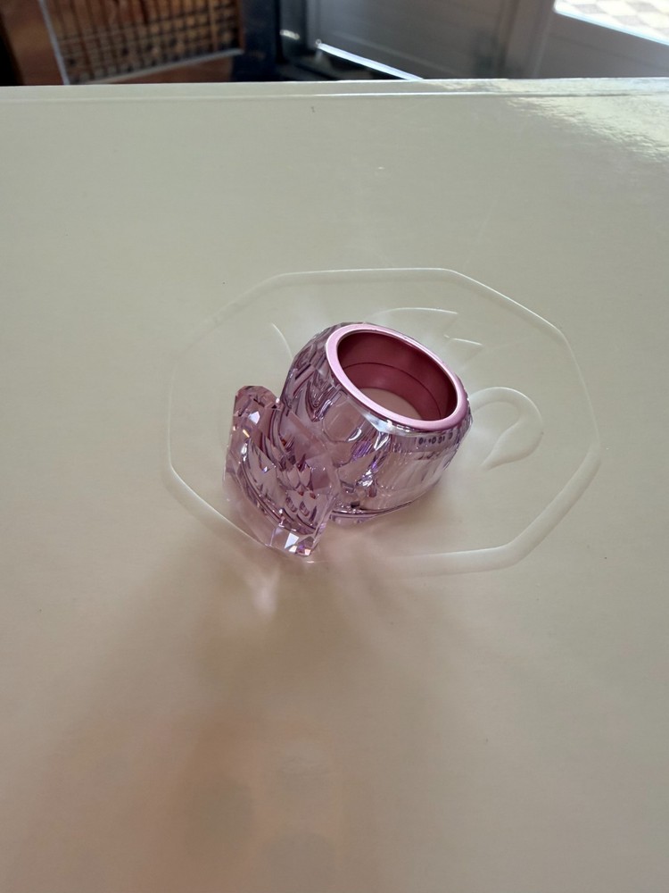 Swarovski Lucent Cocktail Ring, Pink, Size 58