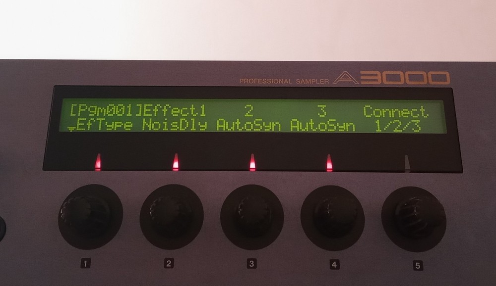 Yamaha A3000 - Original Display