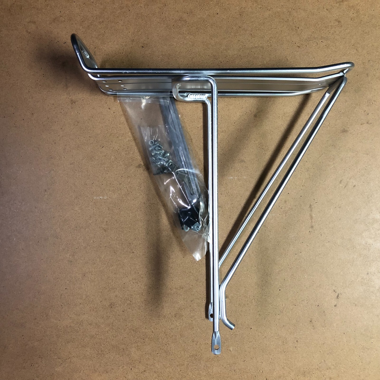 New Bike Bicycle MTB ATB Rear Cargo Carrier Rack 24" Silver