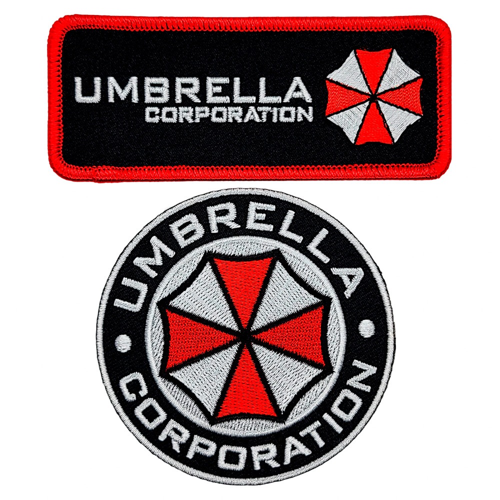 Umbrella Corporation Resident Evil Morale Patch | 2PC Hook Backing