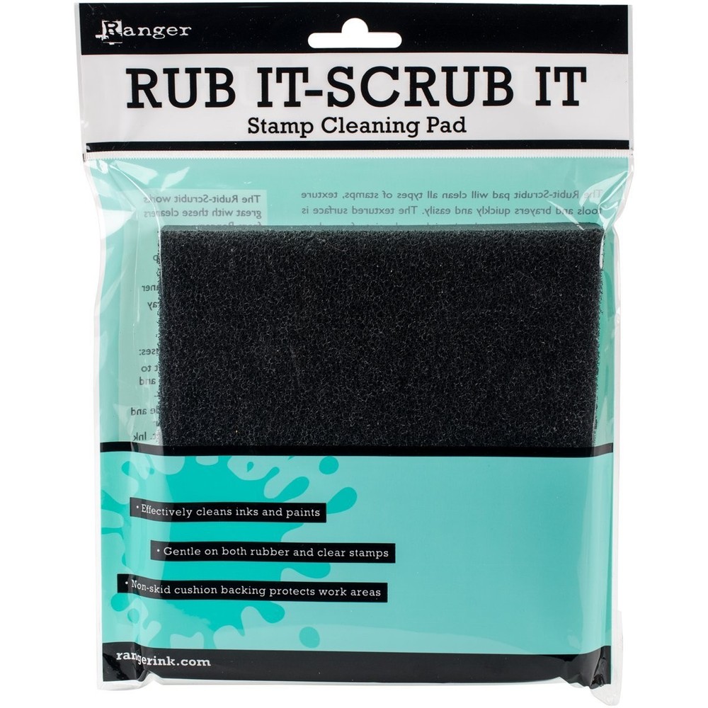 Inkssentials Rub-It Scrub-It Stamp Cleaning Pad 6" x 6"