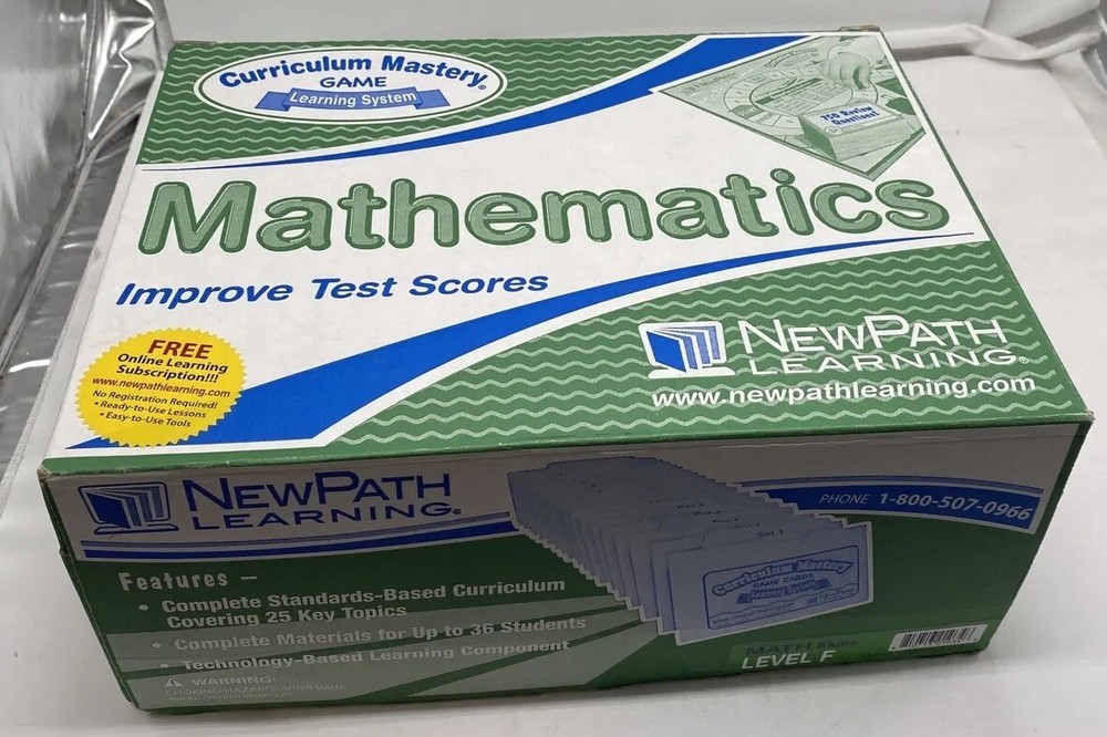 New Path Learning Curriculum Mastery Game Learning System Mathematics Grade 6