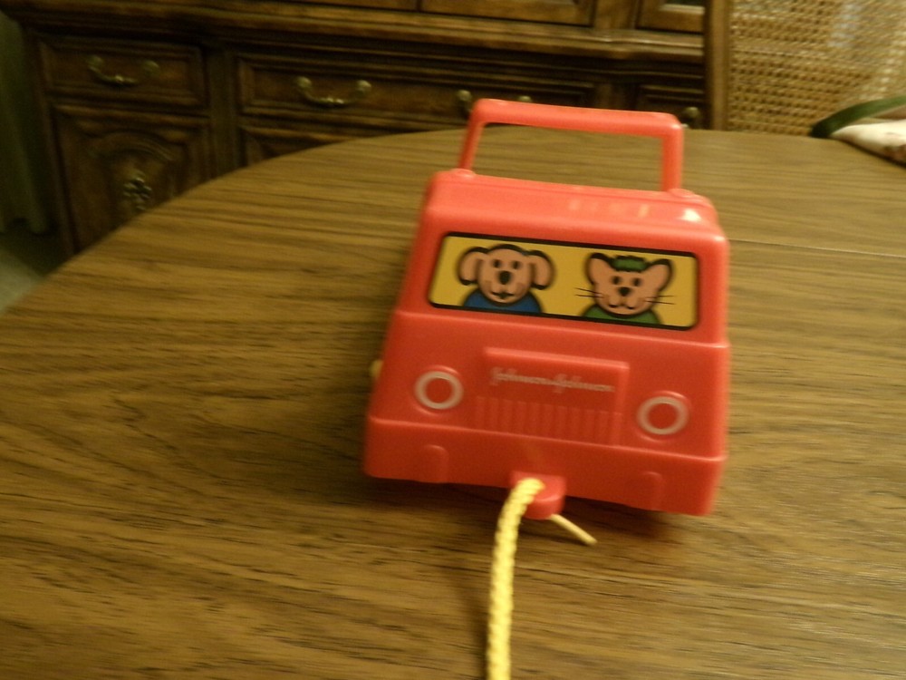 Vintage 1981 Johnson & Johnson Rhythm Rollers Toy with Guide