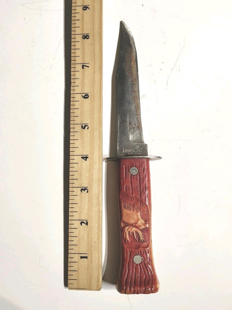 2 Vintage Imperial Fixed Blade Knives